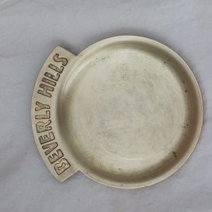 VINTAGE BEVERLY HILLS BRASS COIN TRAY